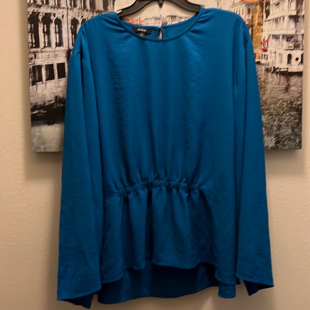 #173Alfani blouse blue size XXL